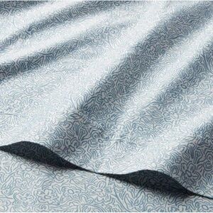 Threshold FULL Blue Floral 4pc Sheet Set 400 Thread Count Perform Sateen Cotton